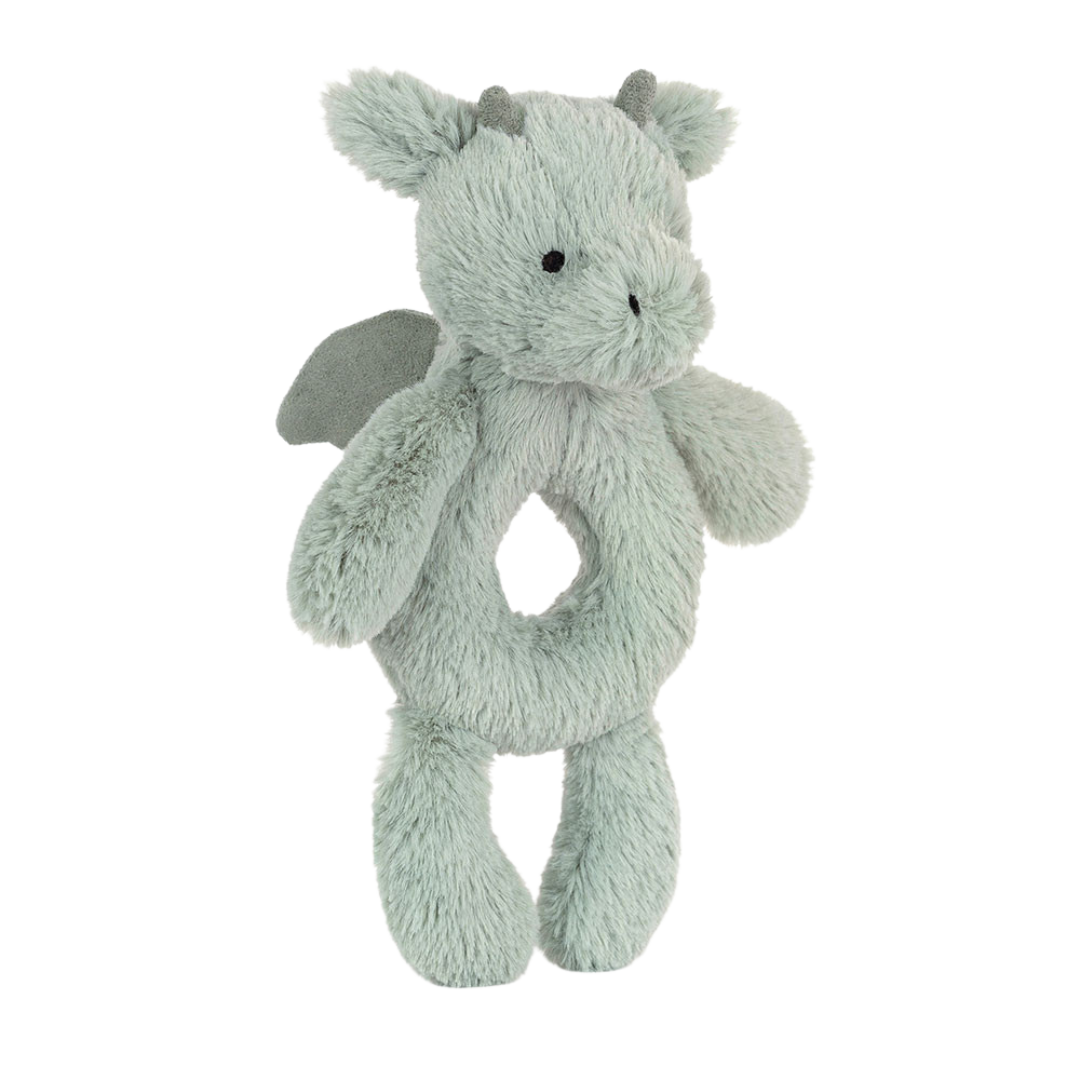 JELLYCAT - BASHFUL DRAGON RING RATTLE