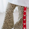 POSS & SOSS HEART FLARES IN LEOPARD