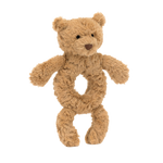 JELLYCAT BARTHOLOMEW BEAR RING RATTLE