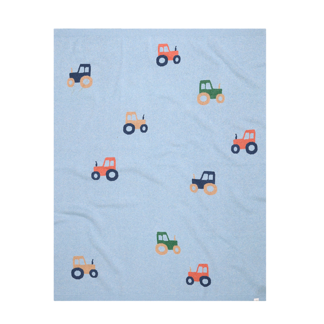 TOSHI ORGANIC BLANKET MYSTICAL - TINY TRACTORS