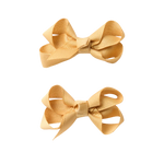 SNUGGLE HUNNY GOLD PIGGY TAIL HAIR CLIPS - PAIR