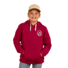RINGERS WESTERN SIGNATURE BULL KIDS PULLOVER HOODIE - MAGENTA/SILVER