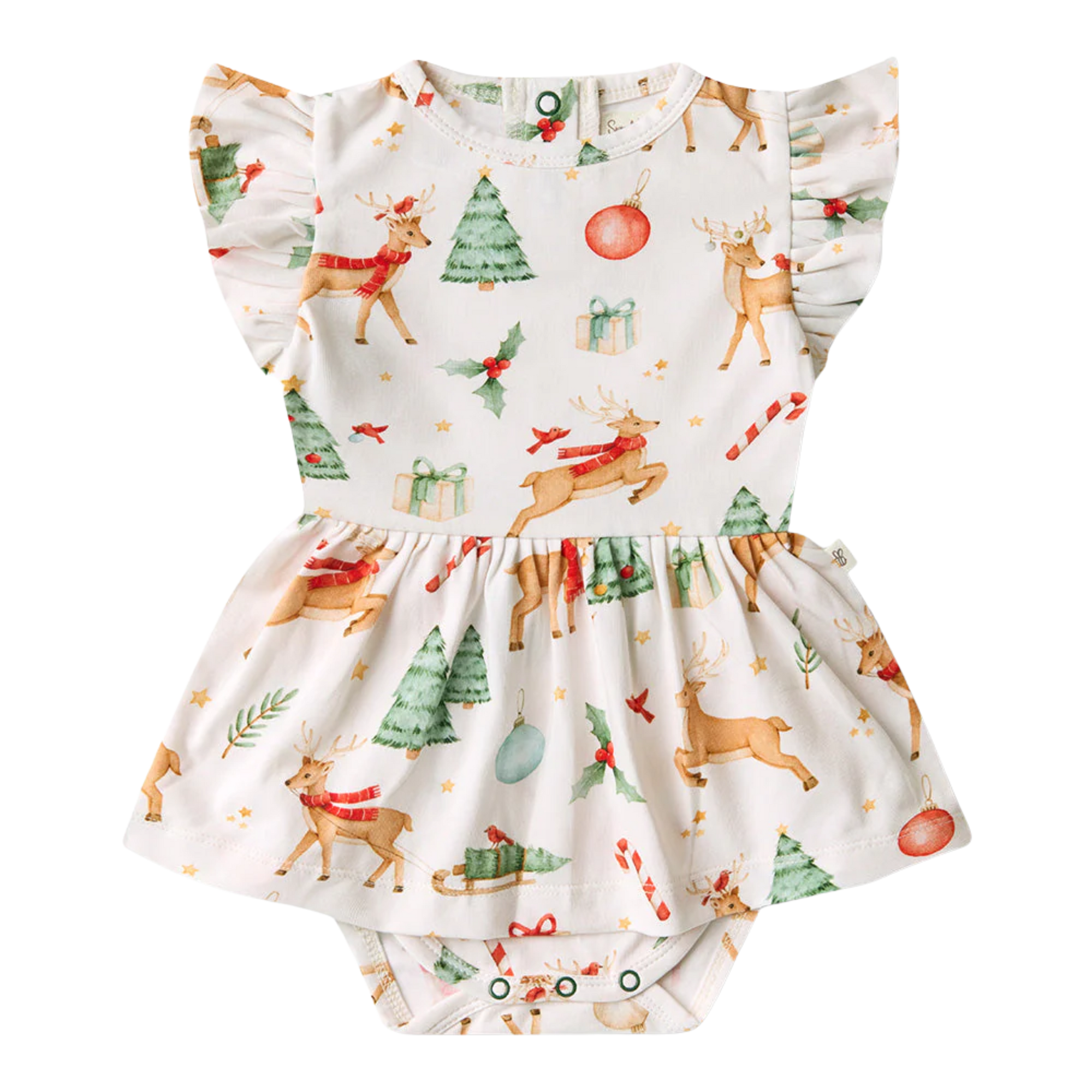 SNUGGLE HUNNY PRANCER & FRIENDS SHORT SLEEVE DRESS