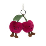 JELLYCAT AMUSEABLES CHERRIES BAG CHARM