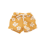 CINNAMON BABY HONOLULU BOARD SHORTS - MUSTARD