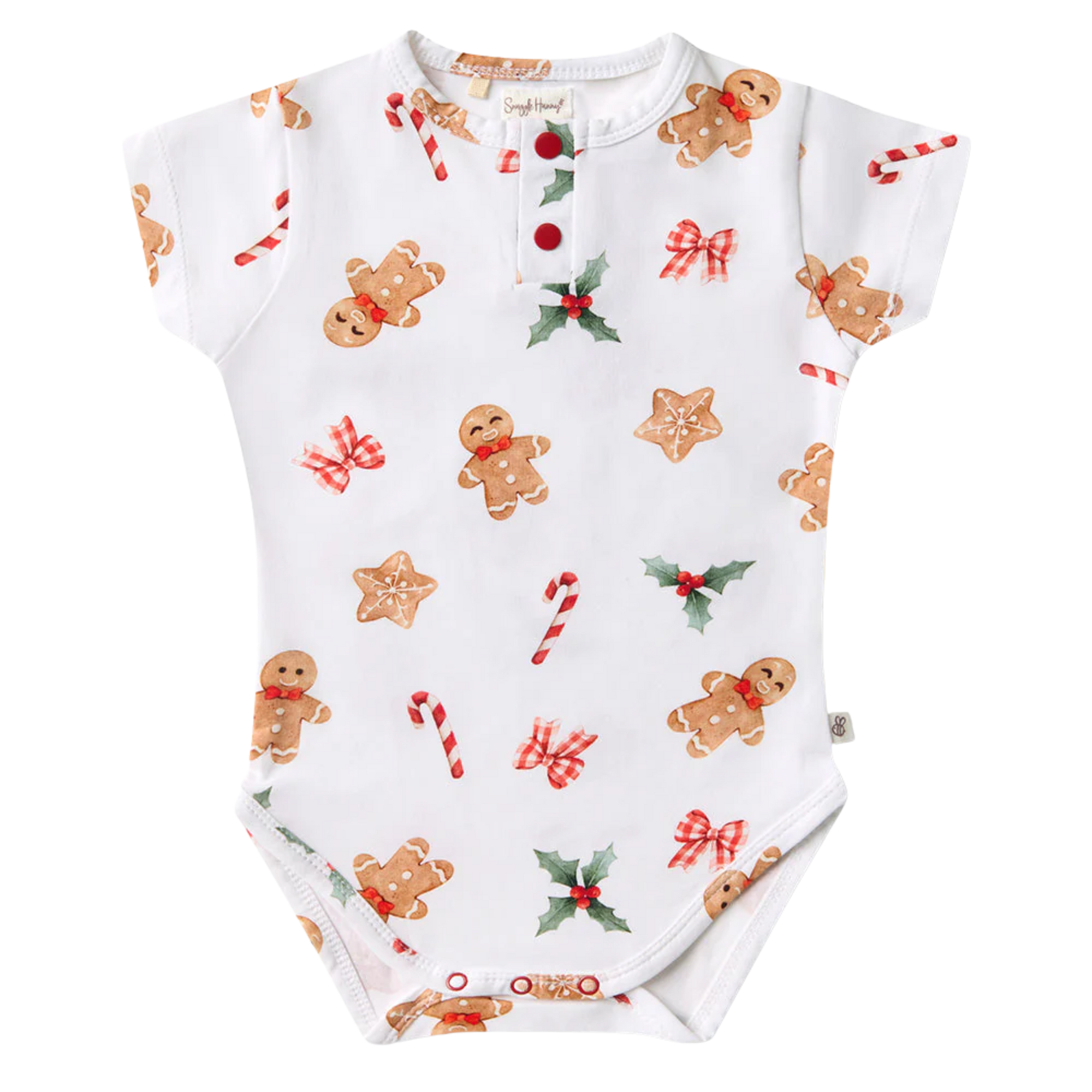 SNUGGLE HUNNY GINGERBREAD SHORT SLEEVE BODYSUIT
