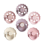 FRIGG MULTI PACIFIER 6 PACK LATEX - BLOOMING LOVE