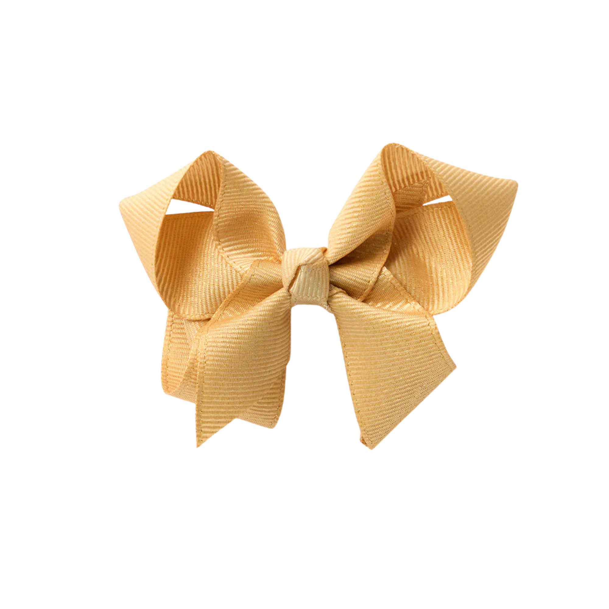 SNUGGLE HUNNY GOLD BOW HAIR CLIP