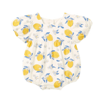 TOSHI BABY ROMPER ARCADIA LEMONADE CREAM