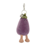 JELLYCAT VIVACIOUS AUBERGINE BAG CHARM