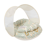 SUNNYLIFE INTERACTIVE BABY FLOAT DUCK SAGE STRIPE