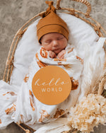 SNUGGLE HUNNY ORGANIC MUSLIN WRAP - LION
