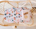 SNUGGLE HUNNY BLUSH PINK DIAMOND KNIT BLANKET