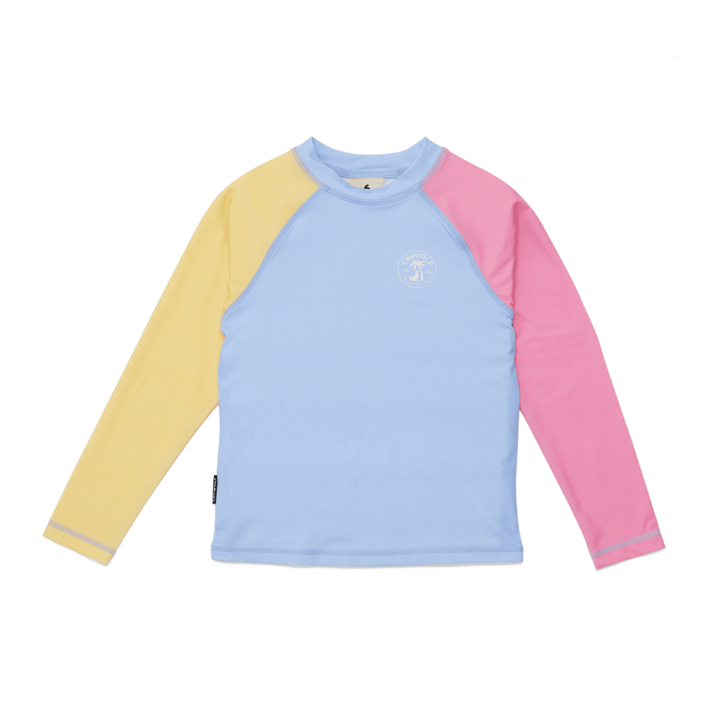 CRYWOLF LONG SLEEVE RASH VEST POP COLOURBLOCK