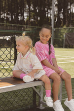 CINNAMON BABY COURTSIDE SOCKS - BABY PINK
