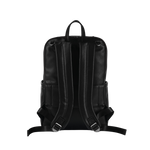 OIOI MULTITASKER BACKPACK - BLACK FAUX LEATHER