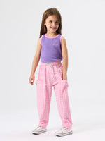 GOLDIE + ACE LIGHTWEIGHT GINGHAM KIT POCKET PANT