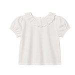 GOLDIE + ACE LAURA PUFF SLEEVE COLLAR T-SHIRT