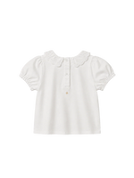 GOLDIE + ACE LAURA PUFF SLEEVE COLLAR T-SHIRT
