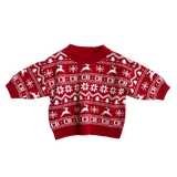 CINNAMON BABY CHRISTMAS SWEATER - RED
