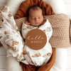 SNUGGLE HUNNY BEARS ORGANIC MUSLIN WRAP