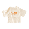 CINNAMON BABY CREAM BASIC OVERSIZED TEE