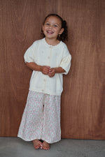MYLA JANE LOLA POINTELLE CARDIGAN - CREAM (PRE-ORDER)