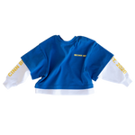 CINNAMON BABY LAYERED CB TEE - BLUE