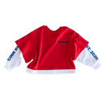 CINNAMON BABY LAYERED CB TEE - RED