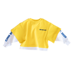 CINNAMON BABY LAYERED CB TEE - YELLOW