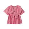 CUBBY POPPY DRESS - RUBY CHECK