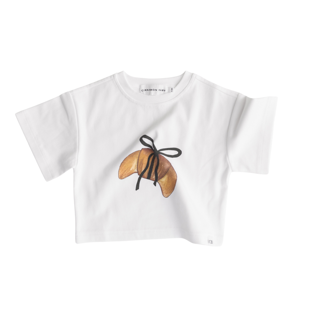CINNAMON BABY CROISSANT TEE