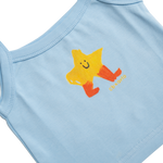 CINNAMON BABY X ARLO STAR SINGLET - BLUE