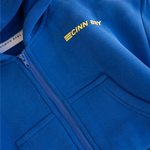 CINNAMON BABY PRIMARY ZIP HOODIE - BLUE