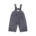 SOLL WOVEN COTTON OVERALLS - CHARCOAL