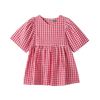 CUBBY POPPY DRESS - RUBY CHECK