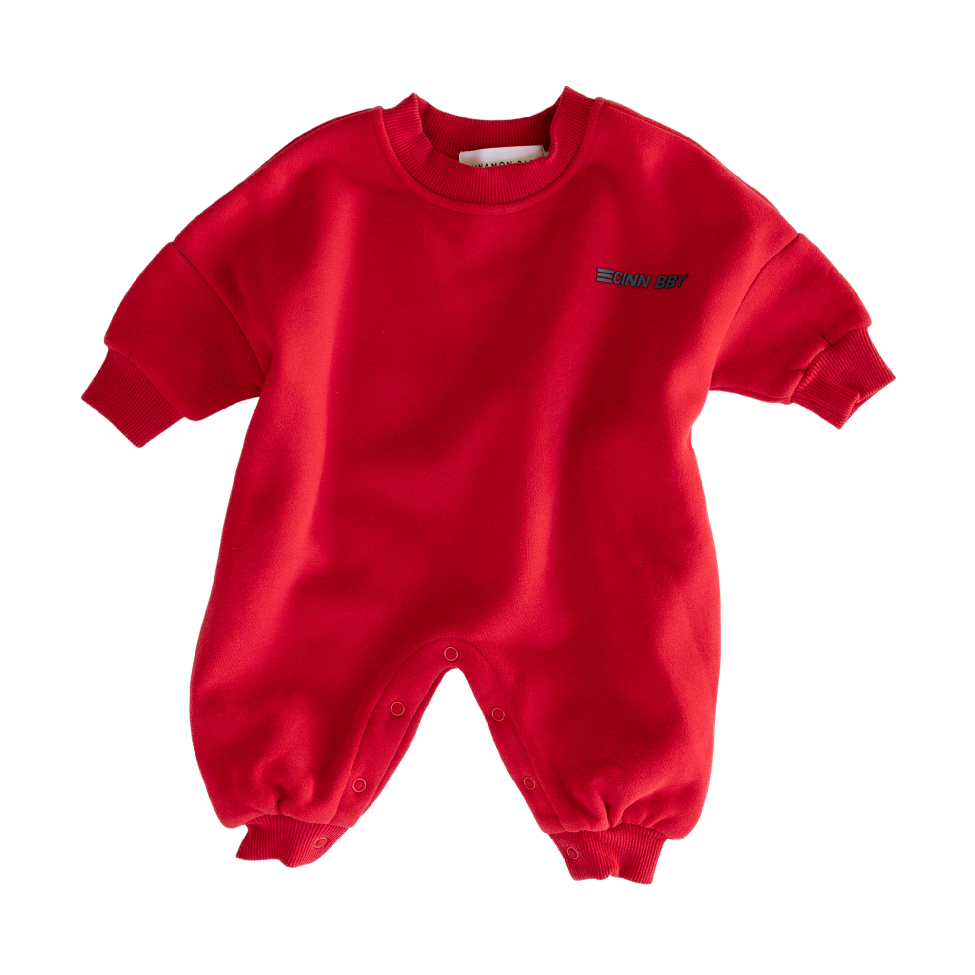 CINNAMON BABY PRIMARY LOUNGE SUIT - RED