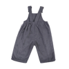 SOLL WOVEN COTTON OVERALLS - CHARCOAL