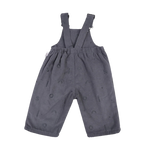 SOLL WOVEN COTTON OVERALLS - CHARCOAL