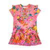 CAMILLA BABIES TEE DRESS WITH FRILL SHOULDER AND HEM - ILLUSTRATION NATION ILLUNATI