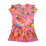 CAMILLA BABIES TEE DRESS WITH FRILL SHOULDER AND HEM - ILLUSTRATION NATION ILLUNATI