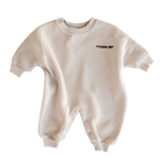 CINNAMON BABY PRIMARY LOUNGE SUIT - STONE