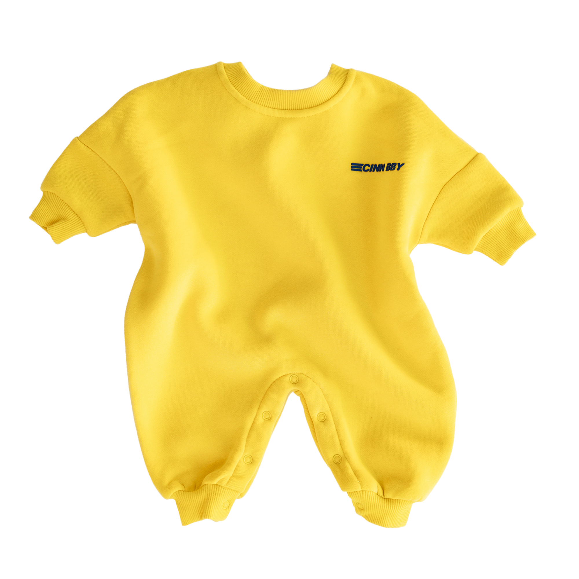 CINNAMON BABY PRIMARY LOUNGE SUIT - YELLOW