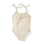 CINNAMON BABY LEMON SPLICE ONE PIECE SWIMSUIT