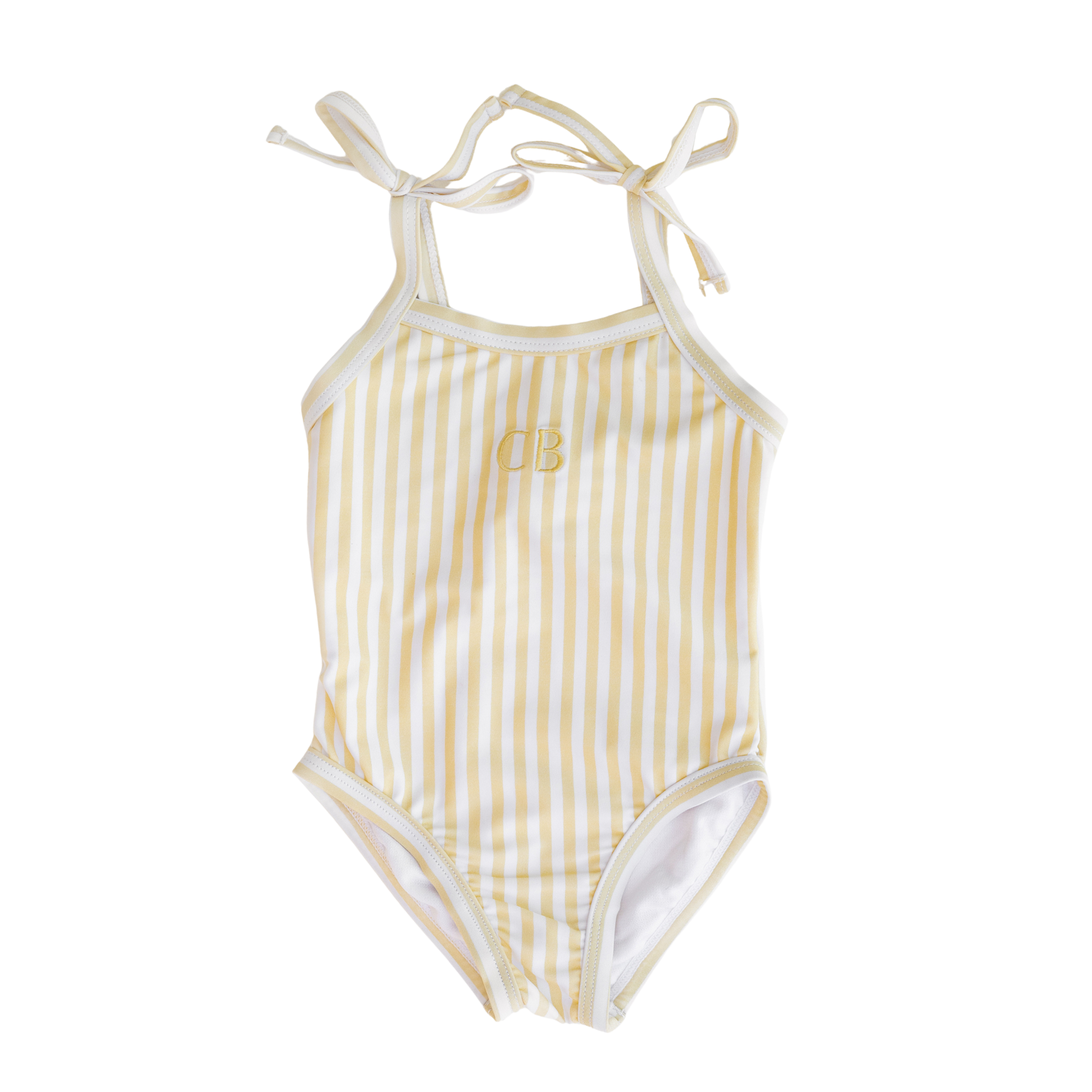 CINNAMON BABY LEMON SPLICE ONE PIECE SWIMSUIT