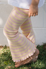 POSS & SOSS STRIPE FLARES - PINK LEMONADE