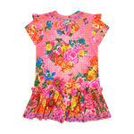 CAMILLA BABIES TEE DRESS WITH FRILL SHOULDER AND HEM - ILLUSTRATION NATION ILLUNATI