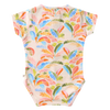 SNUGGLE HUNNY SUMMER PALM SHORT SLEEVE BODYSUIT