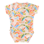 SNUGGLE HUNNY SUMMER PALM SHORT SLEEVE BODYSUIT