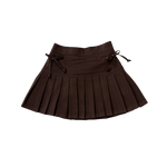 BAD BEBE WATCH ME MINI SKIRT - CHOCOLATE